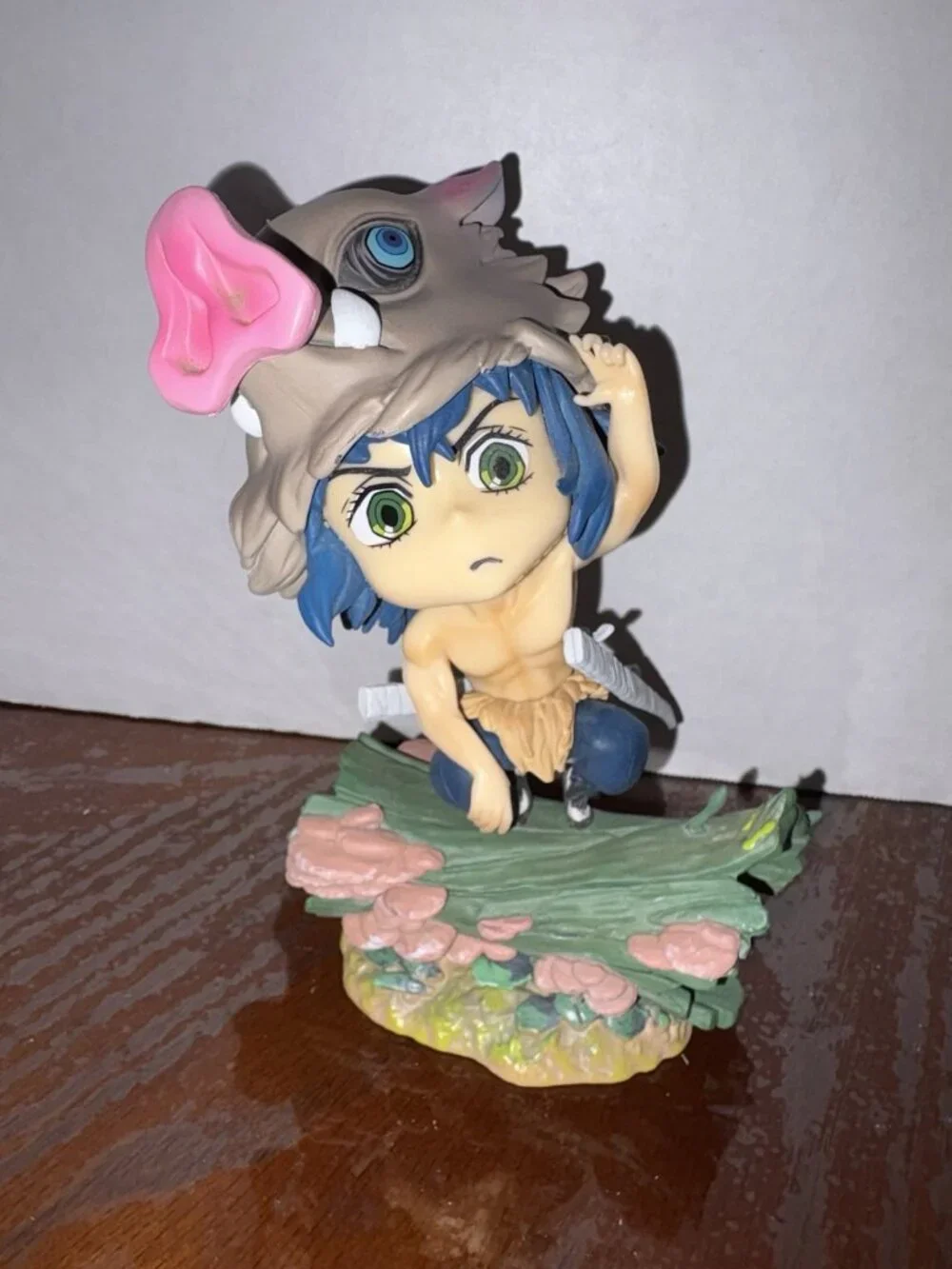 Anime Demon Slayer Kimetsu no Yaiba Hashibira Inosuke Cute PVC Figure Toy Gift